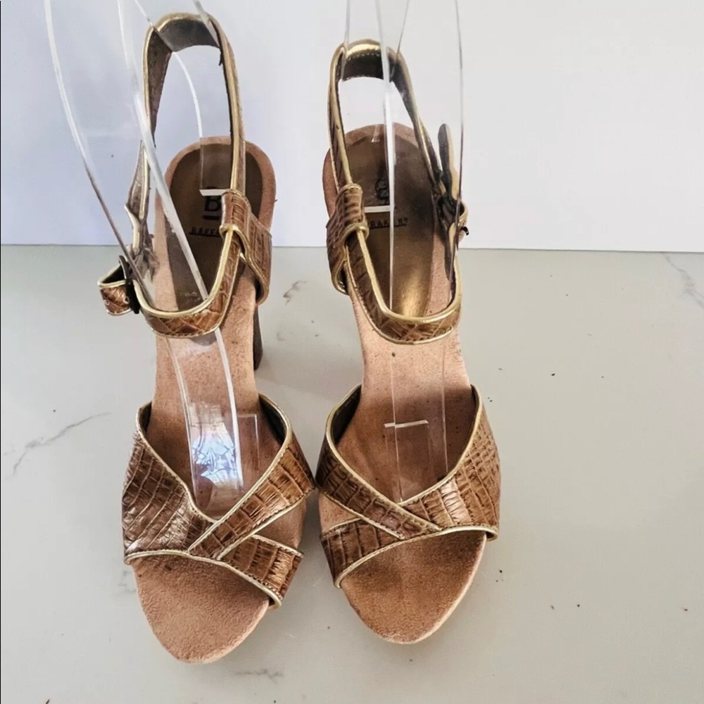 Woman’s strappy heels by Bakers size 7